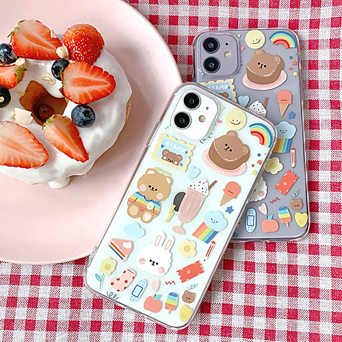 

Case For Apple iPhone 11 / iPhone 11 Pro / iPhone 11 Pro Max Shockproof Back Cover Cartoon TPU