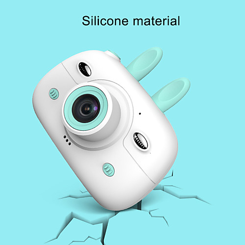 

A3 Mini Children Camera 1080P HD SLR Dual Lens Mini Cartoon Camera with 2.4 Inches IPS Screen for Kids