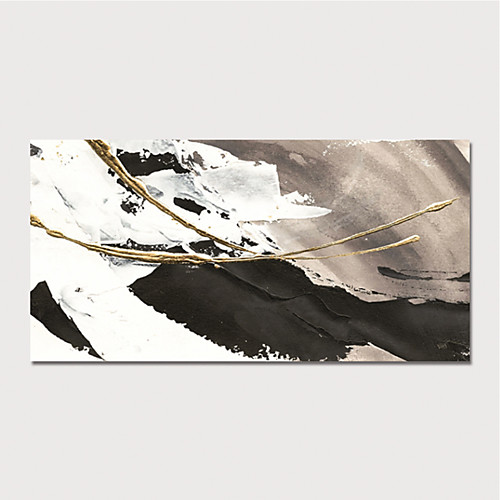 

Oil Painting Hand Painted Horizontal Abstract Modern Stretched Canvas