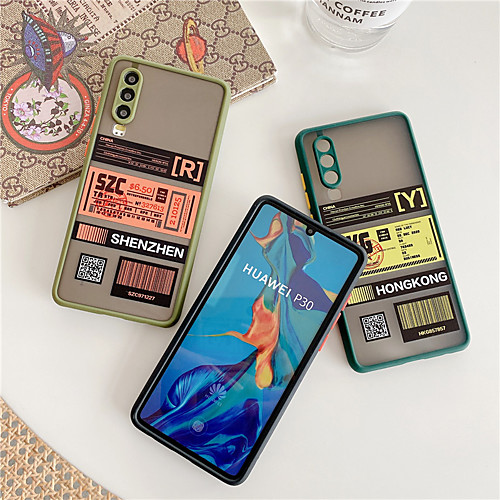 

Air Ticket Phone Case for Huawei Mate20 30 Pro Honor30 30s P20 30 40 Pro Nova 5 6 7 Pro se luxury hard case shockproof tempered glass cases