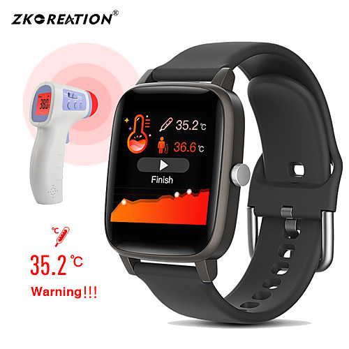 

T98S Smart watch Body Temperature Measurement Heart Rate monitor Blood Pressure Fitness Tracker Sport smartwatch