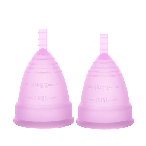 

2pcs Feminine Hygiene Period Cup Excellent Menstrual Cup of Medical Silicone Menstrual Cup Menstrual Collector for Menstrual Period