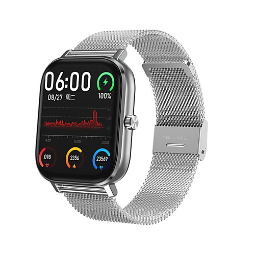 

DT35 Unisex Smart Wristbands Android iOS Bluetooth Waterproof Heart Rate Monitor Blood Pressure Measurement Calories Burned Long Standby Stopwatch Pedometer Call Reminder Sleep Tracker Sedentary