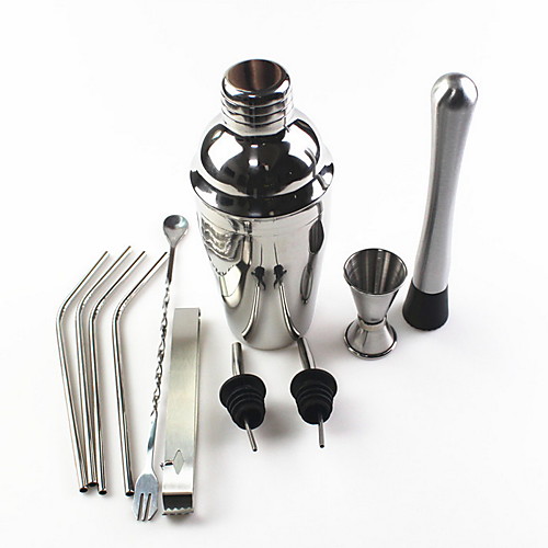 

Cocktail Shaker Set Tool 11 Piece Set Stainless Steel 750ml