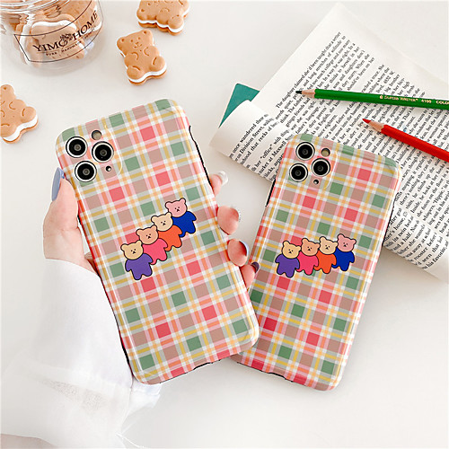 

INS Korea cute simple illustration cool bear couple phone case for iPhone 11 pro MAX se 2020 Xs MAX Xr X 7 8plus soft TPU backcover
