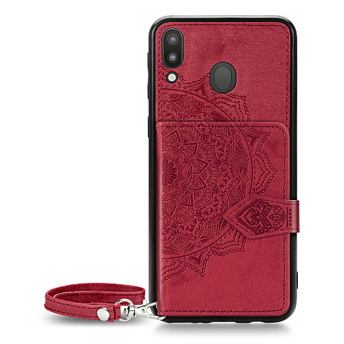 

Case For Samsung Galaxy Galaxy J4 Plus(2018) / Galaxy J6 Plus(2018) / Galaxy M10(2019) Wallet / Card Holder / Pattern Back Cover Flower Oxford Cloth