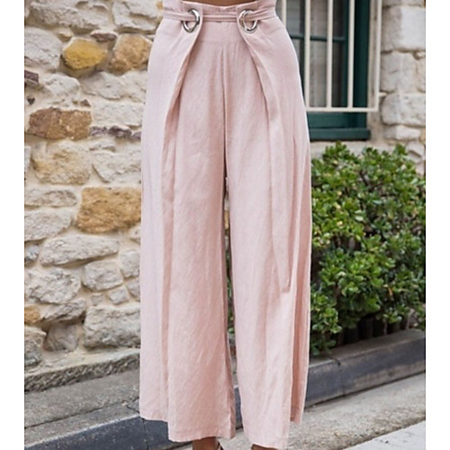 

Women's Slim Chinos Pants - Solid Colored White Black Red M / L / XL