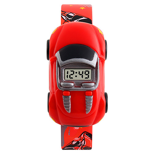 

SKMEI Kids Digital Watch Digital Fairytale Theme Black / Blue / Red Creative New Design Lovely Digital Cartoon - Black Blue Red One Year Battery Life