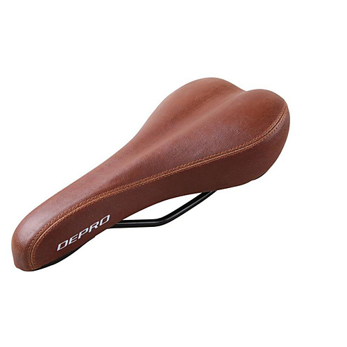 

Bike Saddle / Bike Seat Waterproof Outdoor Comfortable Professional Leather PU(Polyurethane) Cycling Road Bike Recreational Cycling Fixed Gear Bike Black Brown