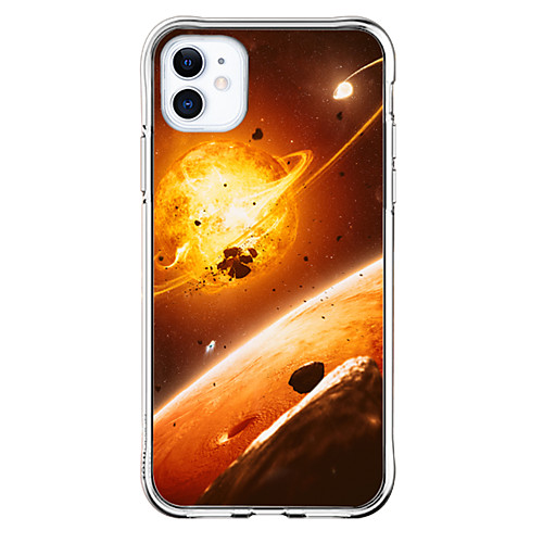 

Case For Apple iPhone 11 11 Pro 11 Pro Max XS XR XS Max 8 Plus 7 Plus 6S Plus 8 7 6 6s SE 5 5S Transparent Planetary explosion Pattern Fall Proof Back Cover Soft TPU