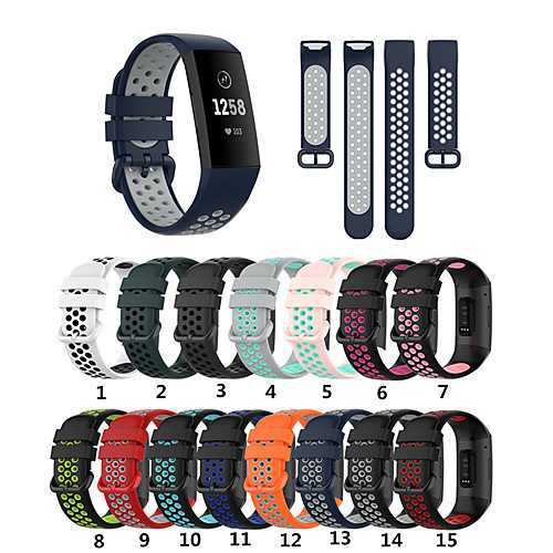 

For Fitbit Charge 4 3 Charge 4 SE 3 SE Watch Band Replacement Silicone Bracelet Wrist Strap