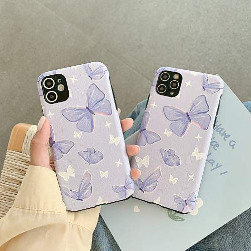 

Case For Apple iPhone 11 / iPhone 11 Pro / iPhone 11 Pro Max Shockproof Back Cover Butterfly TPU