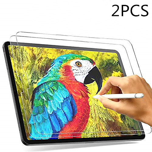 

2pcs Paperlike Screen Protector for iPad Pro Screen Protector for Apple iPad Air Drawing High Touch Sensitivity Anti Glare Film Compatible with Apple Pencil & Face ID