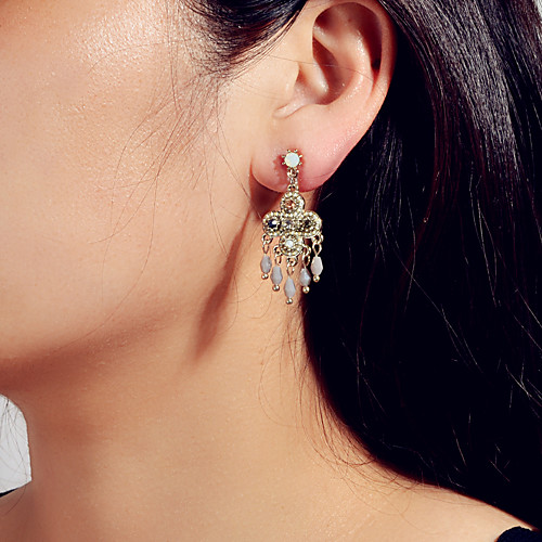 

Women's Earrings Geometrical Wedding Basic Baroque Cute Victorian French Earrings Jewelry Silver For Party Evening Engagement Vacation Birthday Beach 1 Pair