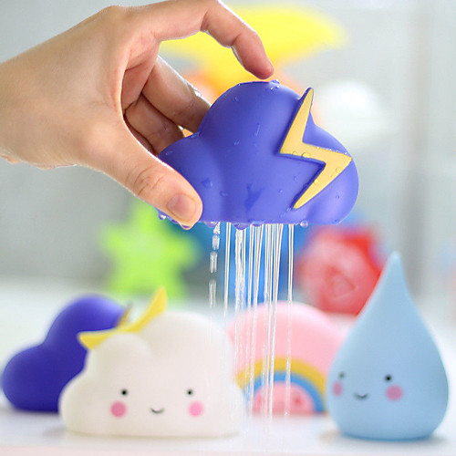

Bath Toys For Children / Adorable Cartoon Silicone 4pcs Shower Accessories