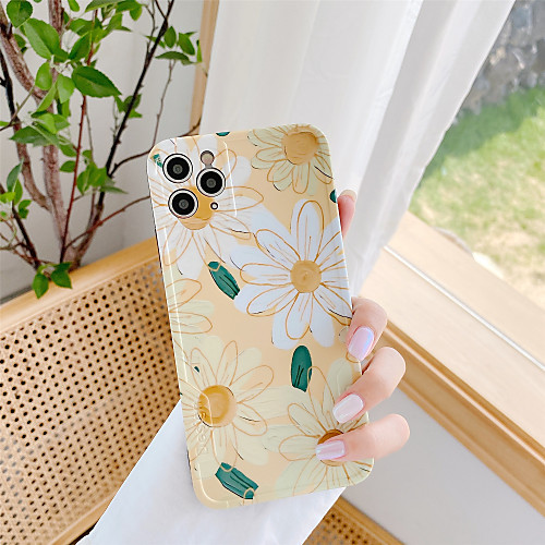 

Case For Apple iPhone 11 / iPhone 11 Pro / iPhone 11 Pro Max Shockproof / Pattern Back Cover Flower TPU