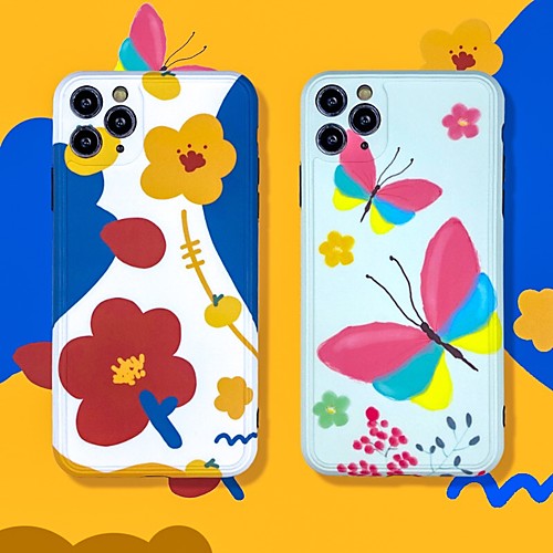 

IMD Flower TPU for Apple iPhone Case 11 Pro Max X XR XS Max 8 Plus 7 Plus SE(2020) Protection Cover