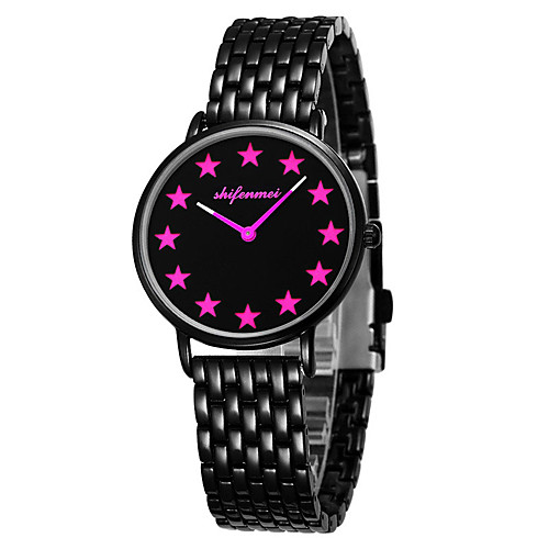 

Unisex Sport Watch Quartz Modern Style Stylish Stainless Steel Black Water Resistant / Waterproof Analog Casual Fashion - Yellow Blushing Pink Green