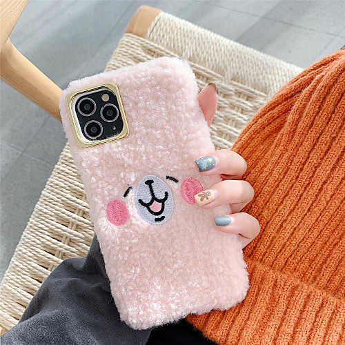 

Winter Plush Protection Cover for Apple iPhone Case 11 Pro Max X XR XS Max 8 Plus 7 Plus SE(2020)