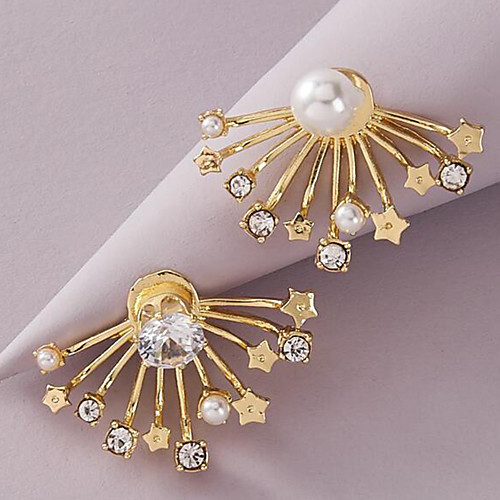 

Women's Stud Earrings Earrings Classic Star Simple Fashion Classic Trendy Sweet Earrings Jewelry Gold For Party Evening Date Vacation Beach Festival 1 Pair