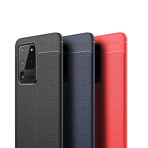 

Case For Samsung Galaxy S20/S20 Plus/S20 Ultra/S10/S10E/S10 Plus/S10 5G/S9/S9 Plus/Note 10/Note 10 Plus/A90 5G/A70S Shockproof Back Cover Solid Colored PU Leather / TPU