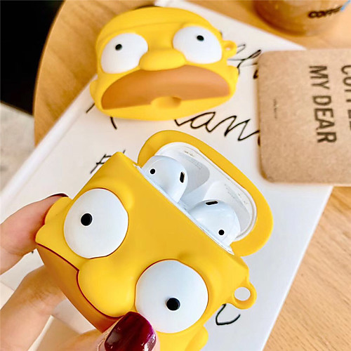 

Hot Popular 3D Cute america anime City boy soft silicon Headset Case for AirPods 2 1 Wireless Bluetooth Earphone Charging Cover