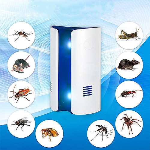 

2 Pcs Multifunction electronic ultrasonic pan type repellent mouse insect mosquito spider repellent insect repellent killer