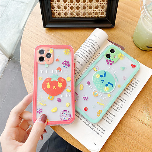 

Cute Strawberry Milk Pattern Cases For Iphone 11 pro se 2020 X Xr Xs Max 7 7plus 8plus Phone Case Soft Cover Cartoon Silicone Cases