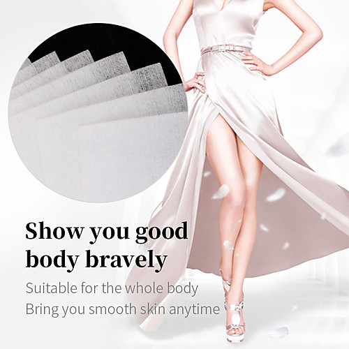 

100pcs Thickened Non-woven Fabric Depilated Paper 100 Hair Removal Cream Auxiliary Tools Molasses Wax Paper