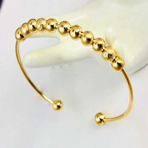 

Men's Chain Bracelet Classic Fashion Flower Fashion 18K Gold Plated Bracelet Jewelry Gold / Silver For Party Evening Gift