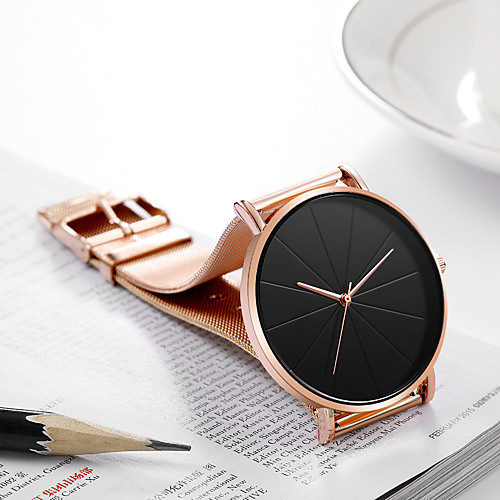 

Men's Dress Watch Quartz Stylish Titanium Alloy Silver Calendar / date / day Casual Watch Analog Casual Fashion - Black / Silver BlackGloden Black One Year Battery Life