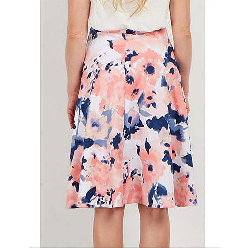 

Women's A-Line Dress Knee Length Dress - Half Sleeve Print Summer Casual Mumu 2020 White S M L XL XXL
