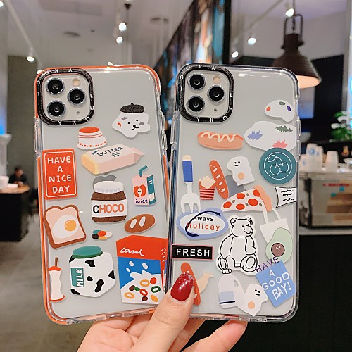 

Case For Apple iPhone 11 / iPhone 11 Pro / iPhone 11 Pro Max Shockproof Back Cover Cartoon TPU