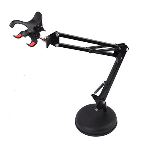 

Adjustable Mobile Phone Clip Holder and Heavy Base Stand Mount Clamp