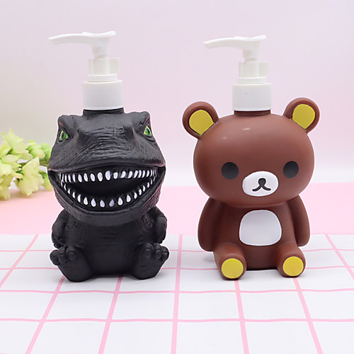 

300ml Dinosaur Panda Cartoon Lotion Bottle Shampoo Empty Lotion Container Pressed Pump Bottle 1pc