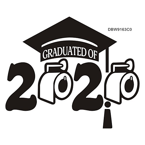 

2020 Graduation Decorative Wall Stickers - Plane Wall Stickers