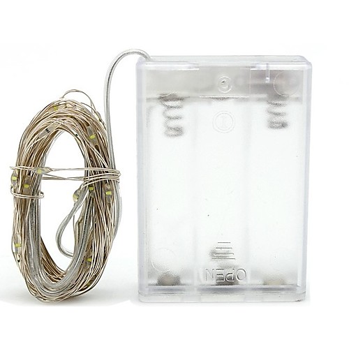 

5M 50led AA Battery LED String Lights Wire Garland Fairy Light Light String Waterproof Holiday Lighting Home Christmas Wedding Party Decoration