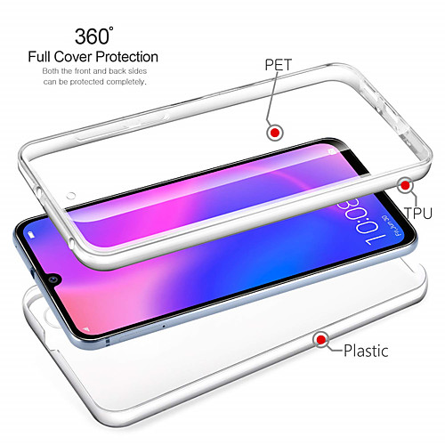 

360 Full Protection Case for Huawei P40 / P40 Pro P40 Lite P30 P30Pro Mate 30 30 Pro 30 Lite PC Clear Cover for Huawei Nova 5i Pro 5i Psmart Z Bumper