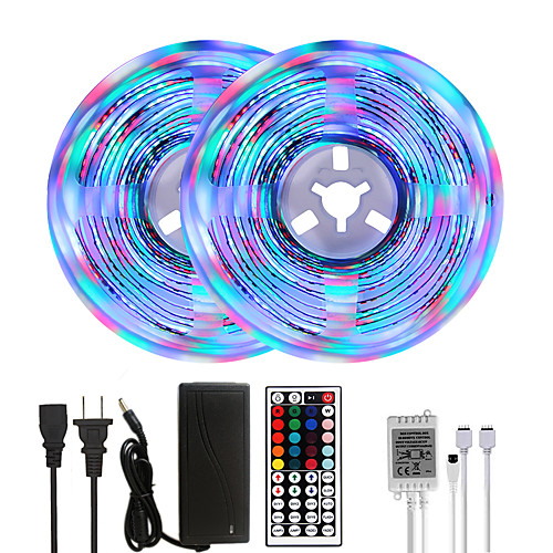 

Bright RGBW LED Strip Lights 32.8ft 10M RGBW Tiktok Lights 2340LEDs SMD 2835 with 44 Keys IR Remote Controller and 100-240V Adapter for Home Bedroom Kitchen TV Back Lights DIY Deco