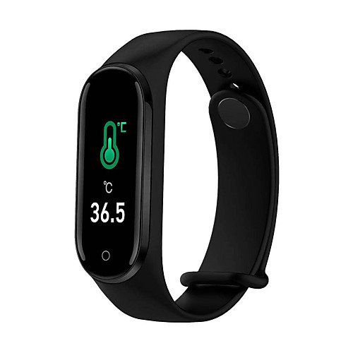 

696 M4 Pro Unisex Smart Wristbands Android iOS Bluetooth Heart Rate Monitor Blood Pressure Measurement Sports Thermometer Information Pedometer Call Reminder Activity Tracker Sleep Tracker Find My