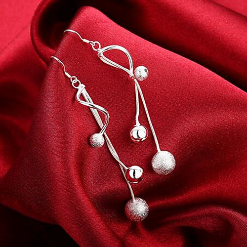 

Women's Drop Earrings Stylish Earrings Jewelry Silver For Date Festival