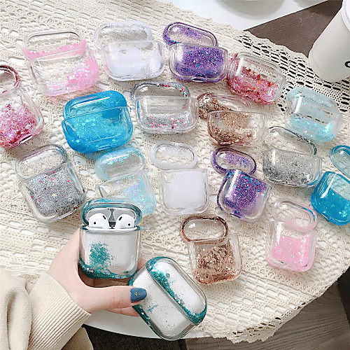

Glitter Shine Hard PC Earphone Case For AirPods1 AirPods2 Headphone Case (AirPods Charging Case Not Included)