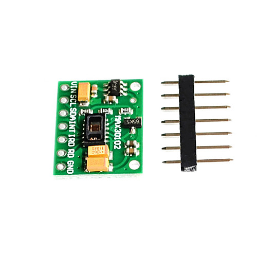 

Low Power Heart Rate Oxygen Pulse Sensor MAX30102 Breakout for Arduino Replace MAX30100