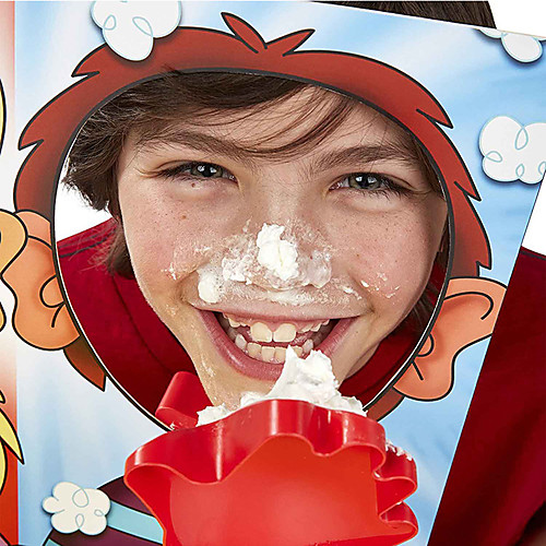 

Gags & Practical Joke Pie Face Showdown Game Hilarious Pie Splat Funny Family Games Cream Fun Plastic Shell for Kid's Adults Men and Women Boys and Girls