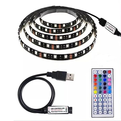 

2m Light Sets LED Light Strips RGB Tiktok Lights 60 LEDs SMD5050 1 set Waterproof USB Party 5 V USB Powered