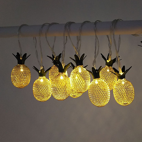 

3M 20 LEDs Creative Pineapple LED String Lights USB Plug-in Fairy Lights Christmas Wedding Garden Party Family Party Room Decoration Pendant