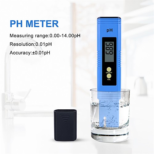 

Portable LCD Digital PH Meter Tester Pen Water Quality Purity Monitor Filter Measuring for Aquarium Wine Urine Acidometer