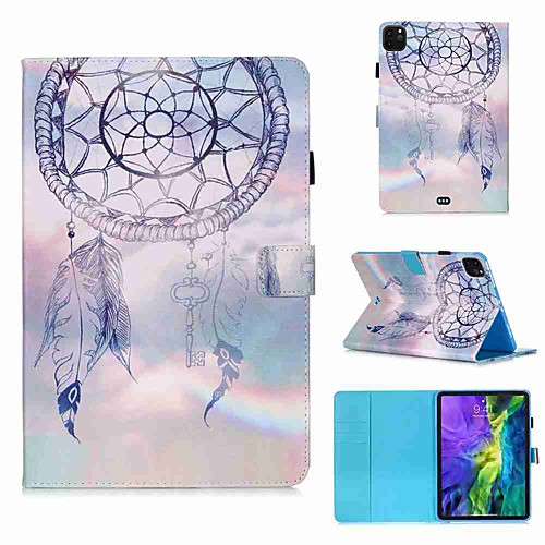 

Case For Apple iPad Pro 11''(2020) / iPad 2019 10.2 / Ipad air3 10.5' 2019 Wallet / Card Holder / with Stand Full Body Cases Fantasy Wind Chime PU Leather / TPU for iPad Air / iPad 4/3/2 / iPad (2018)