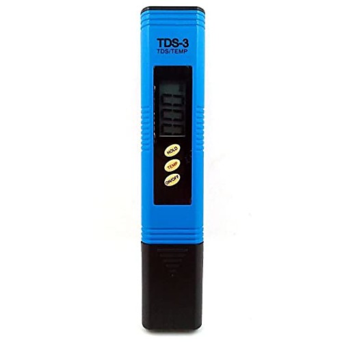 

TDS-3 Digital TDS Meter 0-9990ppm Water Filter Water Quality Purity Tester Pen(Blue)