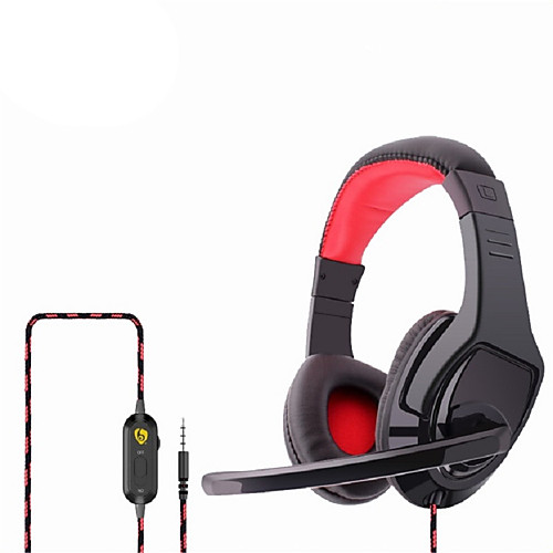 

OV-P1 3.5mm Wired Game Headset with Microphone 4D Shocking Bass 360 Surround Stereo Sound Headphone